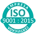 5 años con certificación ISO 9001
